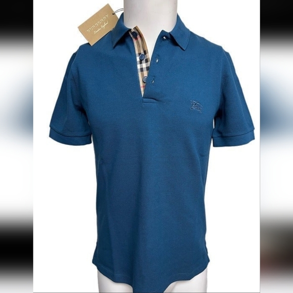 Burberry Blue Polo Size Small Mens